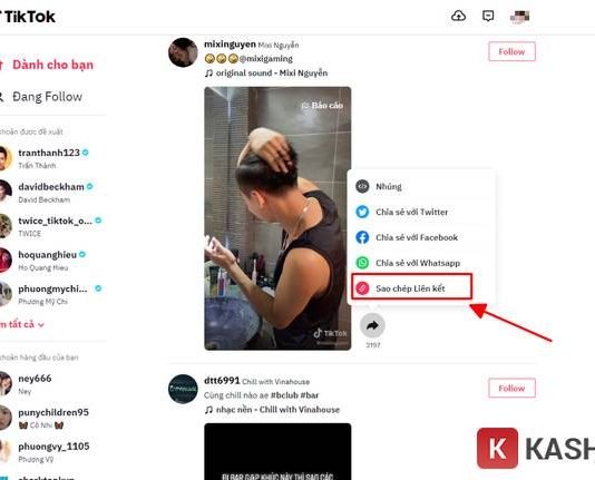 Cách tải video TikTok không có Logo