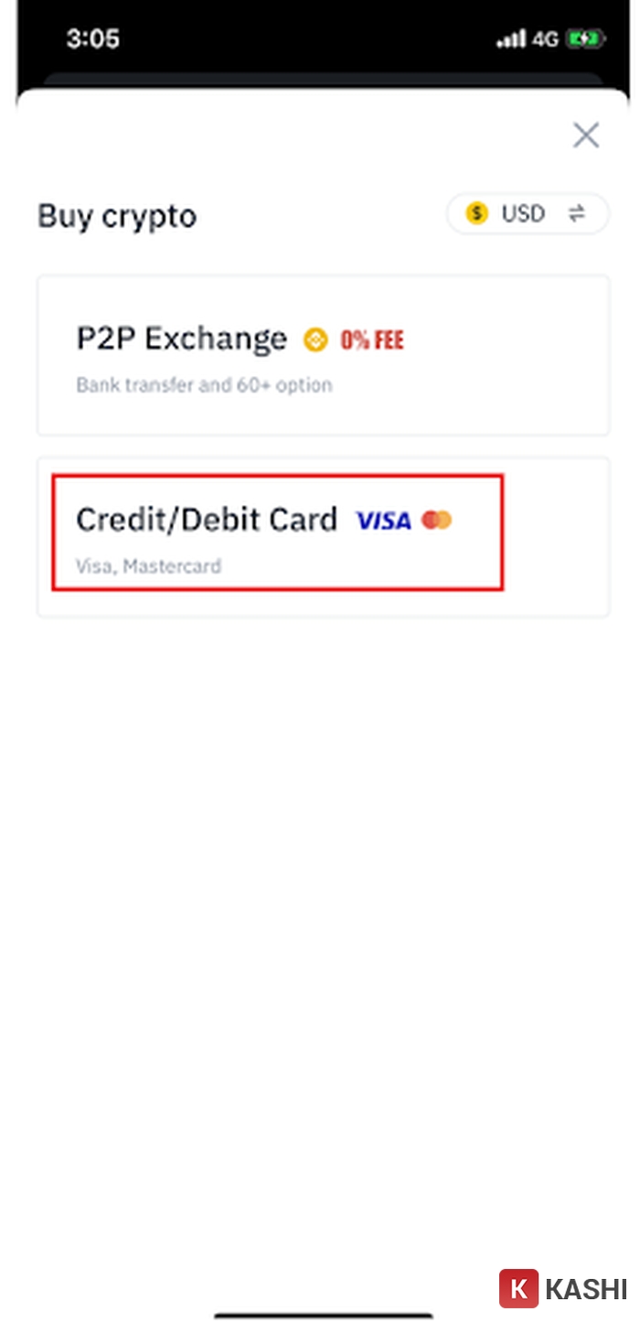 Credit/ Debit Card