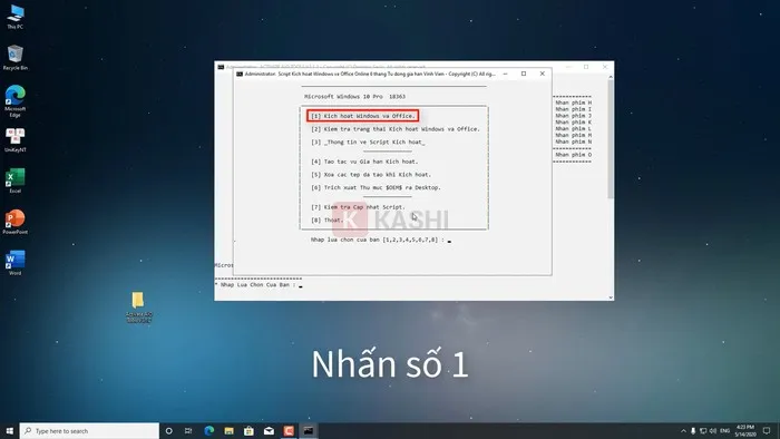 Nhấn số 1