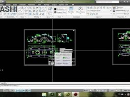 Giao diện phần mềm AutoCad 2010
