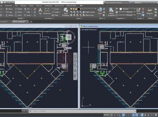 Giao diện Autocad 2019