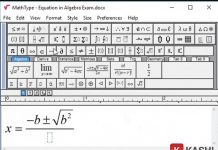 Phần mềm tạo công thức toán học MathType