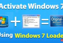 Active Window bằng phần mềm Windows Loader 2.2.2