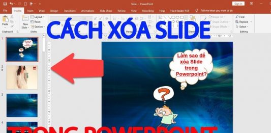 Hướng dẫn cách xóa slide trong powerpoint
