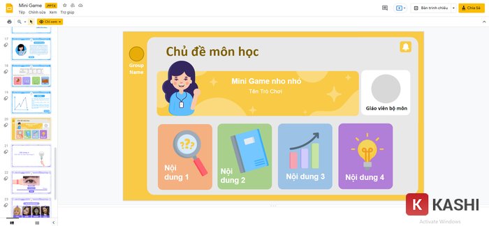 Bạn đang tìm kiếm một mẫu PowerPoint Thuyết Trình Nhóm chất lượng mà còn hoàn toàn miễn phí? Hãy thử nghiệm mẫu này. Với nhiều cách sắp xếp slide và nhiều lựa chọn nền tảng màu sắc, bạn sẽ tạo ra bản thuyết trình nhóm hoàn toàn miễn phí mà vẫn đẹp và chuyên nghiệp.