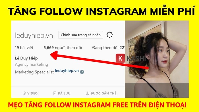 Mách bạn mẹo tăng follow trên instagram cực kì đơn giản và hiệu quả, tăng follow thật, người Việt, giúp kênh bạn có nhiều tương tác và đề xuất.