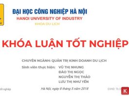 Mẫu slide thuyết trình khóa luận tốt nghiệp