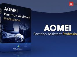 Phần mềm AOMEI Partition Assistant Professional Edition
