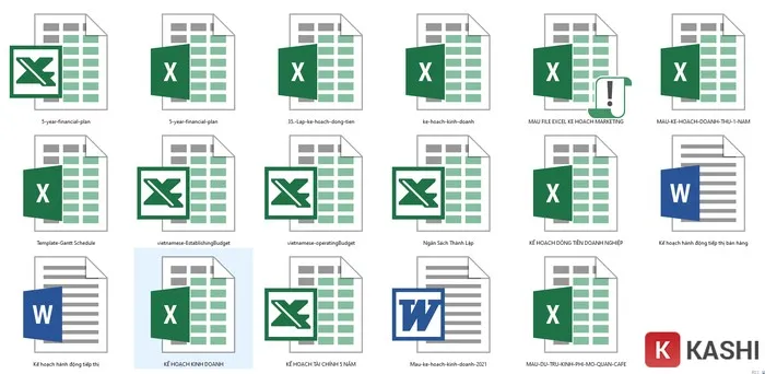 Tải trọn bộ tài liệu mẫu lập kế hoạch kinh doanh trên Excel, Word mới nhất 2023