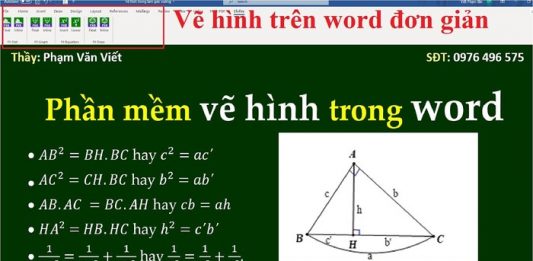 Phần mềm vẽ hình toán học