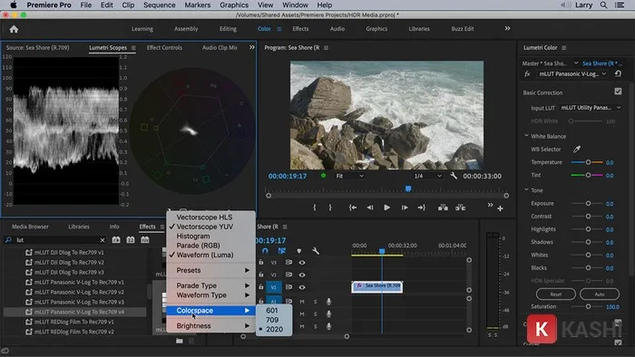 Giao diện phần mềm trên phiên bản mới Adobe Premiere Pro 2023