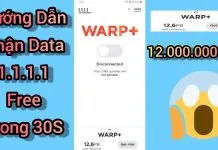 Cách Nhận Data WARP+ 1.1.1.1 để lướt web, xem phim, chơi game nhanh hơn, mượt hơn.