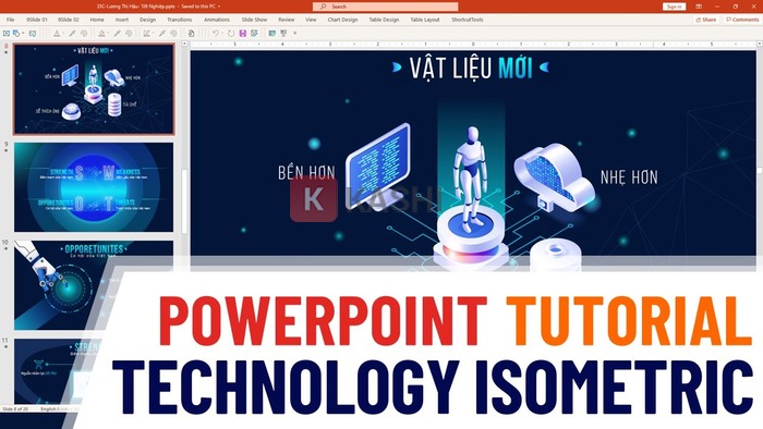 Mẫu slide powerpoint công nghệ thông tin