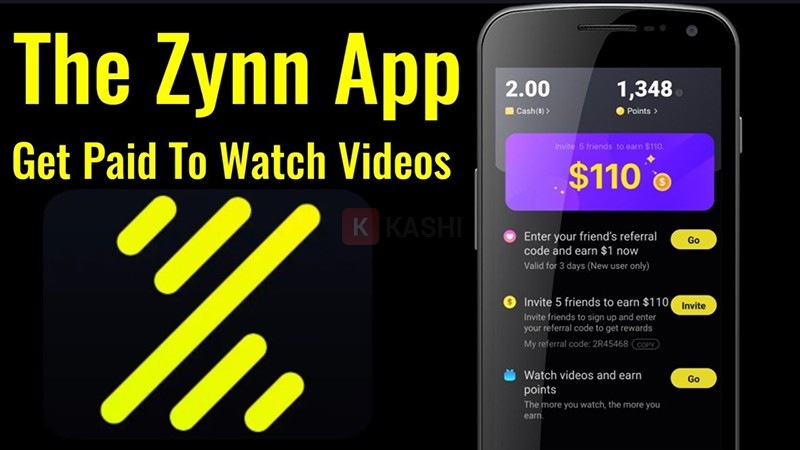 Zynn – App xem video Tiktok kiếm tiền online