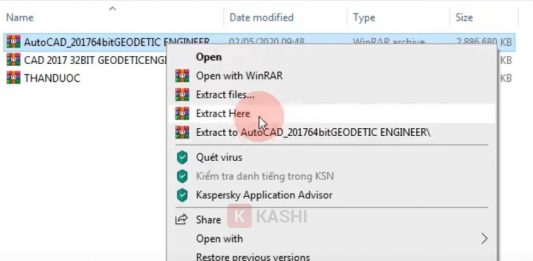 Tải AutoCAD 2017 – Hướng dẫn cài đặt chi tiết Giải nén file.