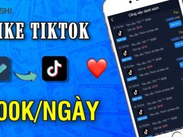 Kiếm tiền bằng cách làm nhiệm vụ tiktok: Thả tim, Follows, Bình luận, Chia sẻ,...