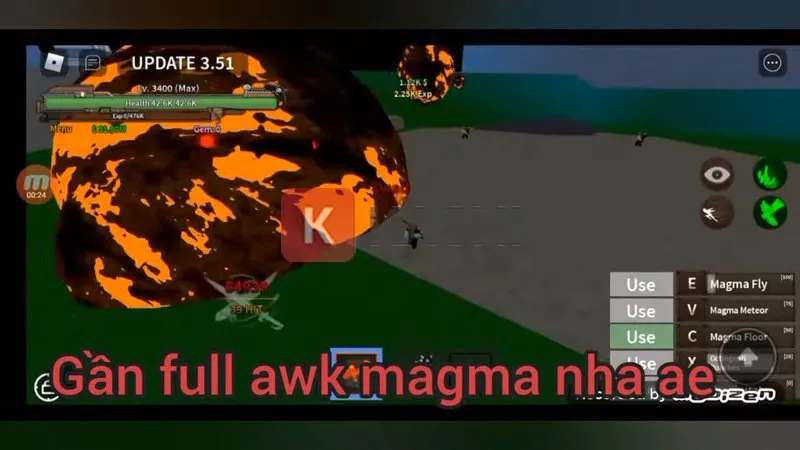 Gần full awk magma