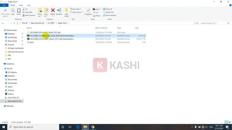 Tiếp tục vào file phần mềm