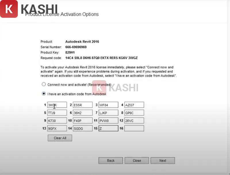 "Paste" dòng code vào ô 