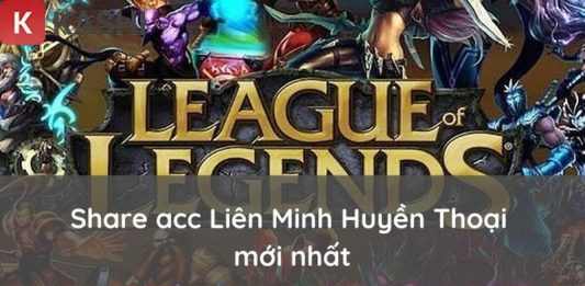 Tặng acc Liên minh miễn phí