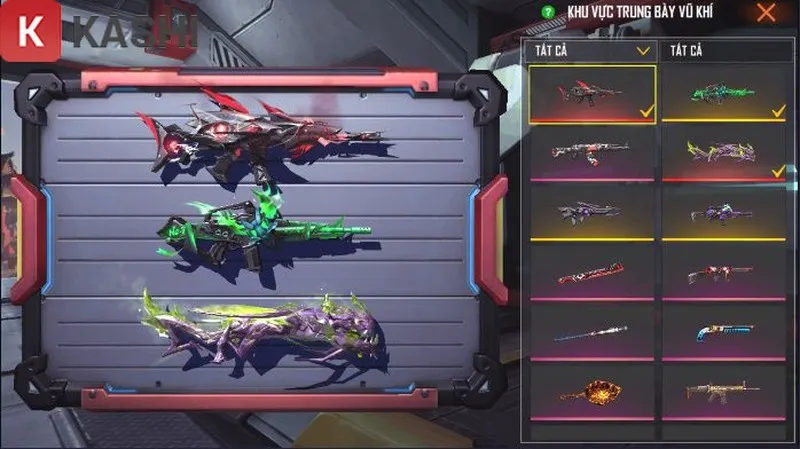 phụ kiện tại acc Free Fire được bán sẵn