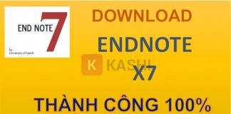 Phần mềm Endnote X7