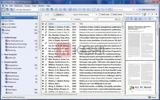 download the last version for android EndNote 21.2.17387