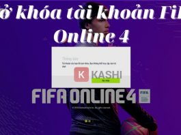 Mở khóa tài khoản FiFa Online 4
