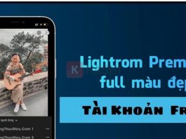 Tài khoản Lightroom full màu miễn phí