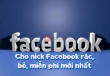 Tặng acc Facebook miễn phí