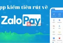 App kiếm tiền rút về Zalopay