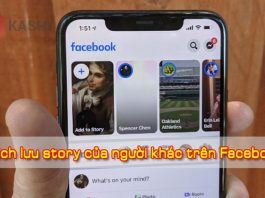 Cách lưu story của người khác trên Facebook