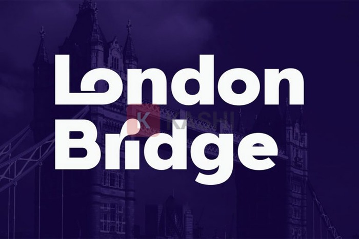 Font chữ bo tròn góc London Bridge