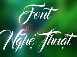 Font chữ nghệ thuật