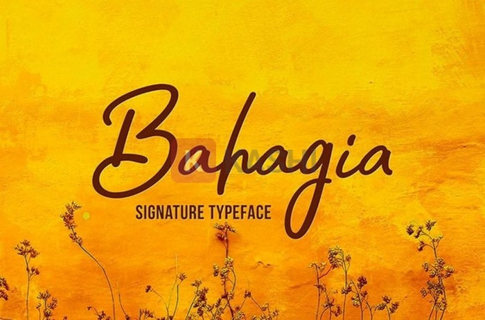Font chữ Bahagia