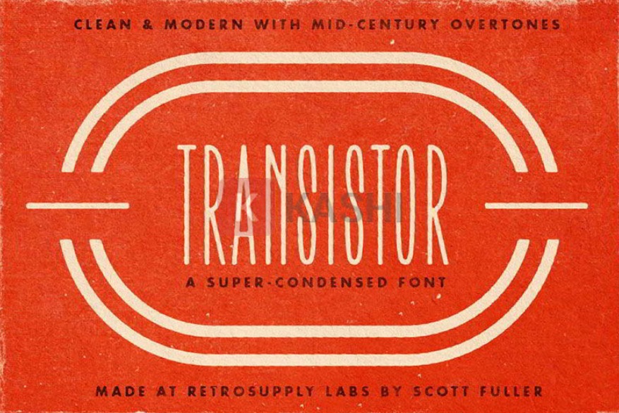 Font chữ Transistor