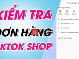 Cách kiểm tra đơn hàng trên TikTok