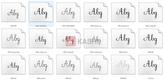 Font chữ tiểu học Full 2026