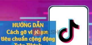 Cách gỡ vi phạm tiêu chuẩn cộng đồng TikTok