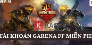 Tài khoản Garena miễn phí