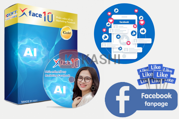 Phần mềm tự động tăng like Facebook XFace 10 Pro