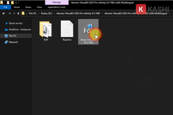 Nhấn đúp vào "Setup VirtualDJ v8.5.7482"