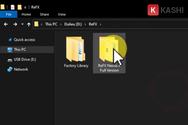 Nhấn mở file "ReFX Nexus 4 Full Version"