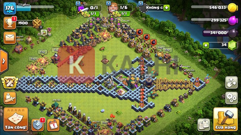 Demo acc Clash of clan update mới nhất 11/2024