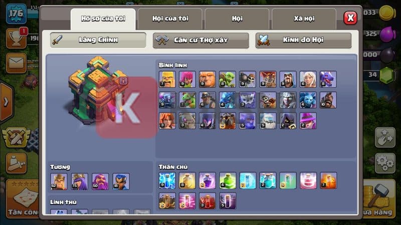 Demo acc Clash of clan update mới nhất 11/2024