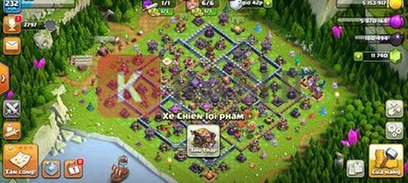 Demo acc Clash of clan update mới nhất 11/2024