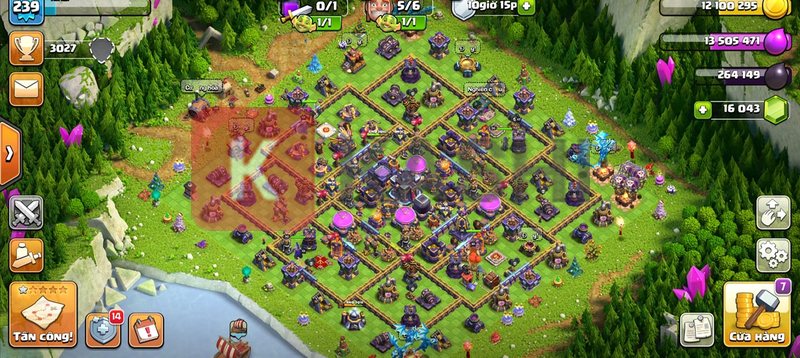 Demo acc Clash of clan update mới nhất 11/2024