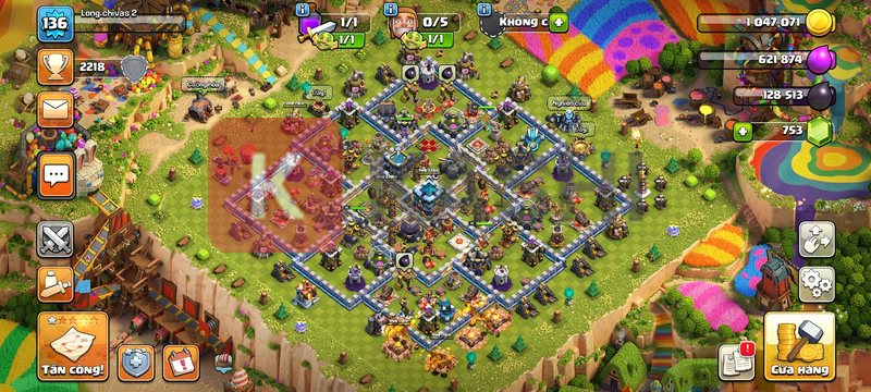 Demo acc Clash of clan update mới nhất 11/2024