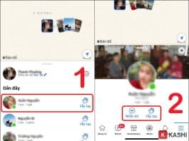 Tính năng Bạn bè quanh đây đã được bật