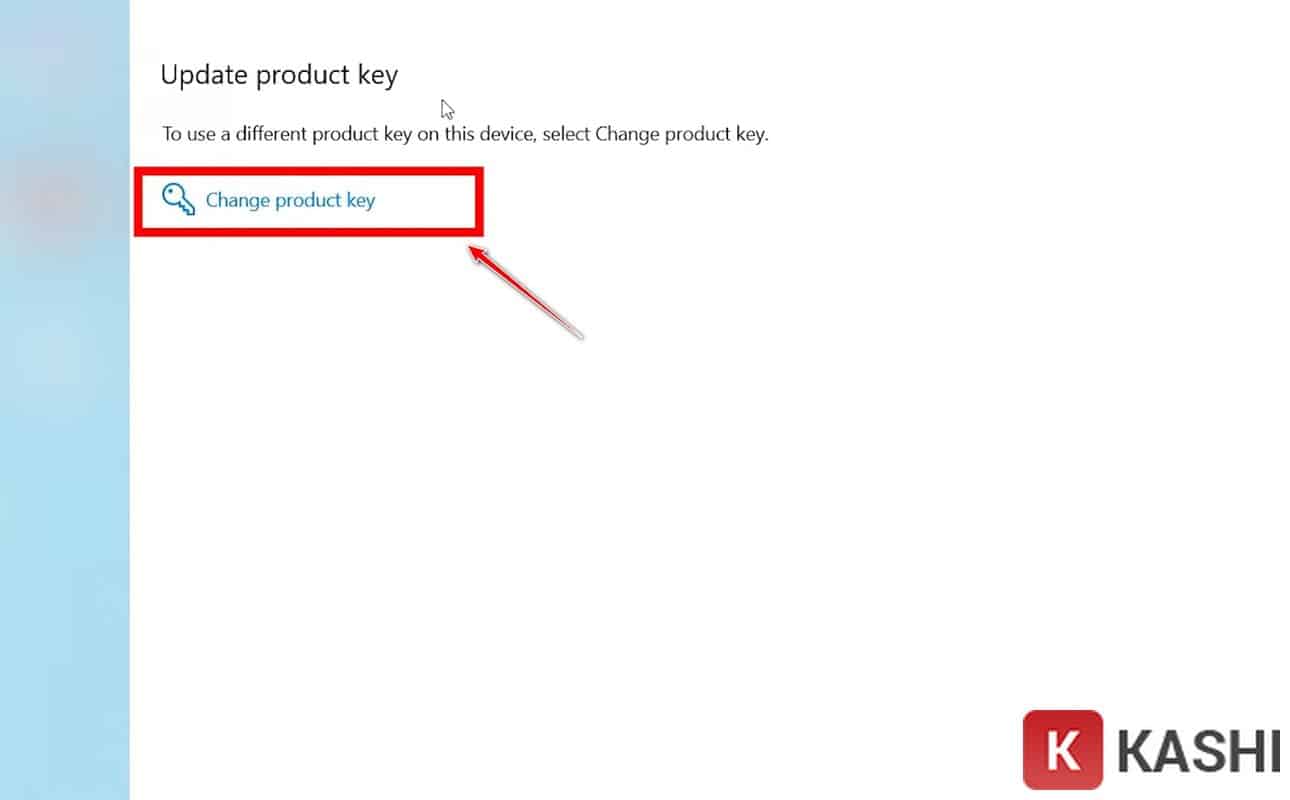 Update product key